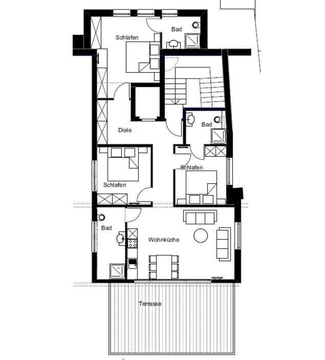Apart- Hotel Sonnhof Royal Серфаус Экстерьер фото